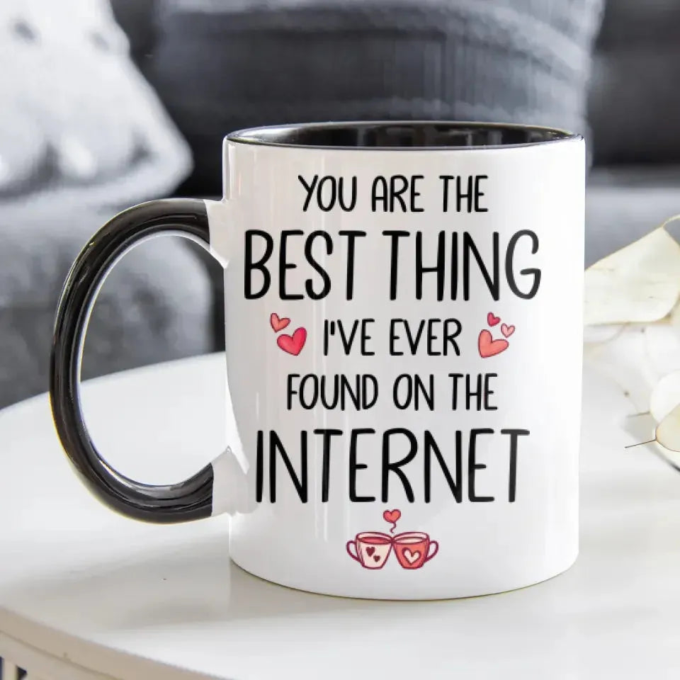 Discovered True Love Online: You, My Best Internet Find! - Personalized Gifts For Couples - Mug