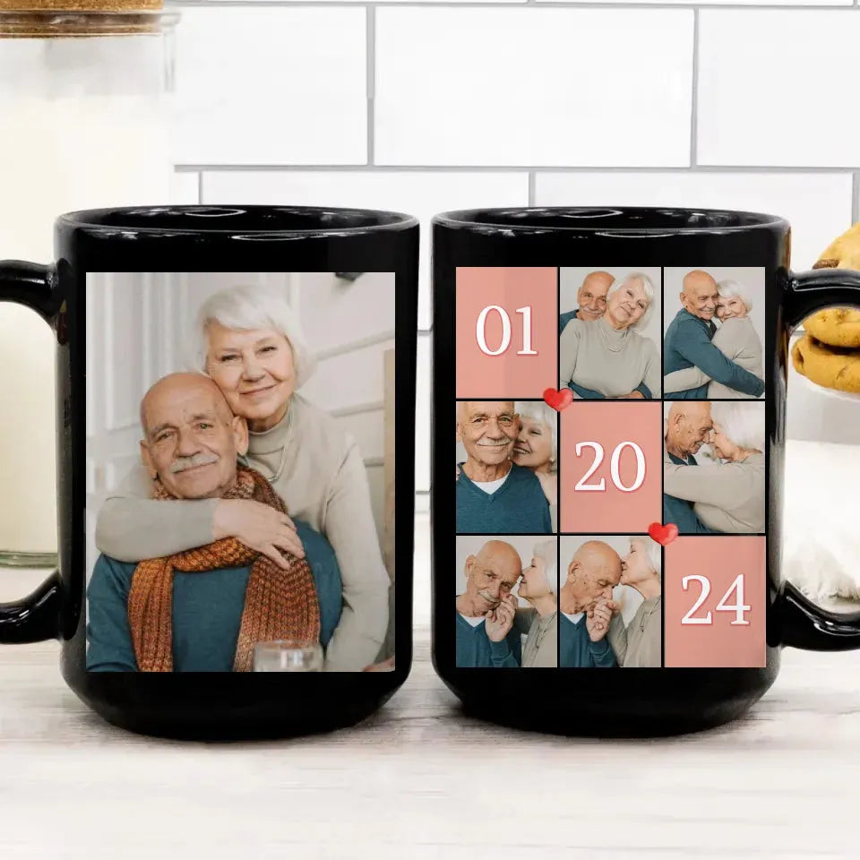 Unforgettable Valentine's Day Celebration For Elderly Couple - Personalized Gifts For Couples - Mug