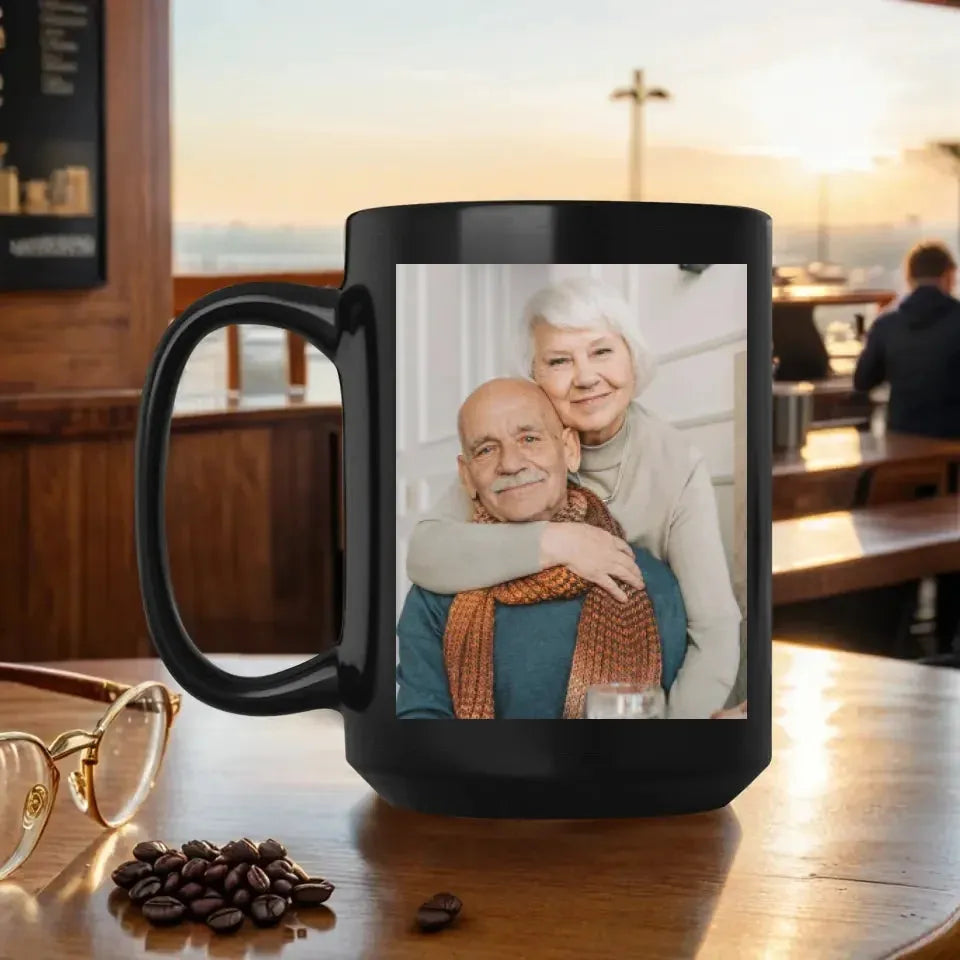 Unforgettable Valentine's Day Celebration For Elderly Couple - Personalized Gifts For Couples - Mug