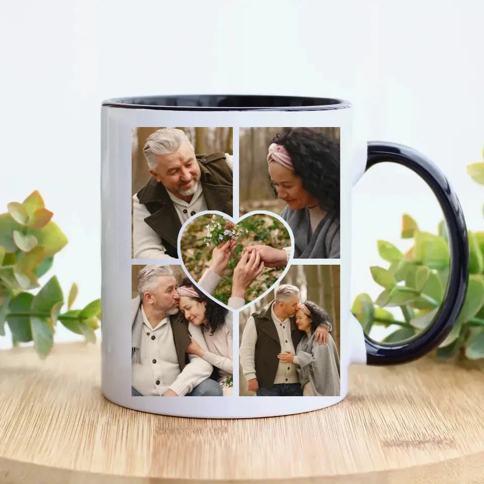 Photo Capture The Timeless Love Of The Sweet Old Couple - Personalized Gifts For Couples - Mug