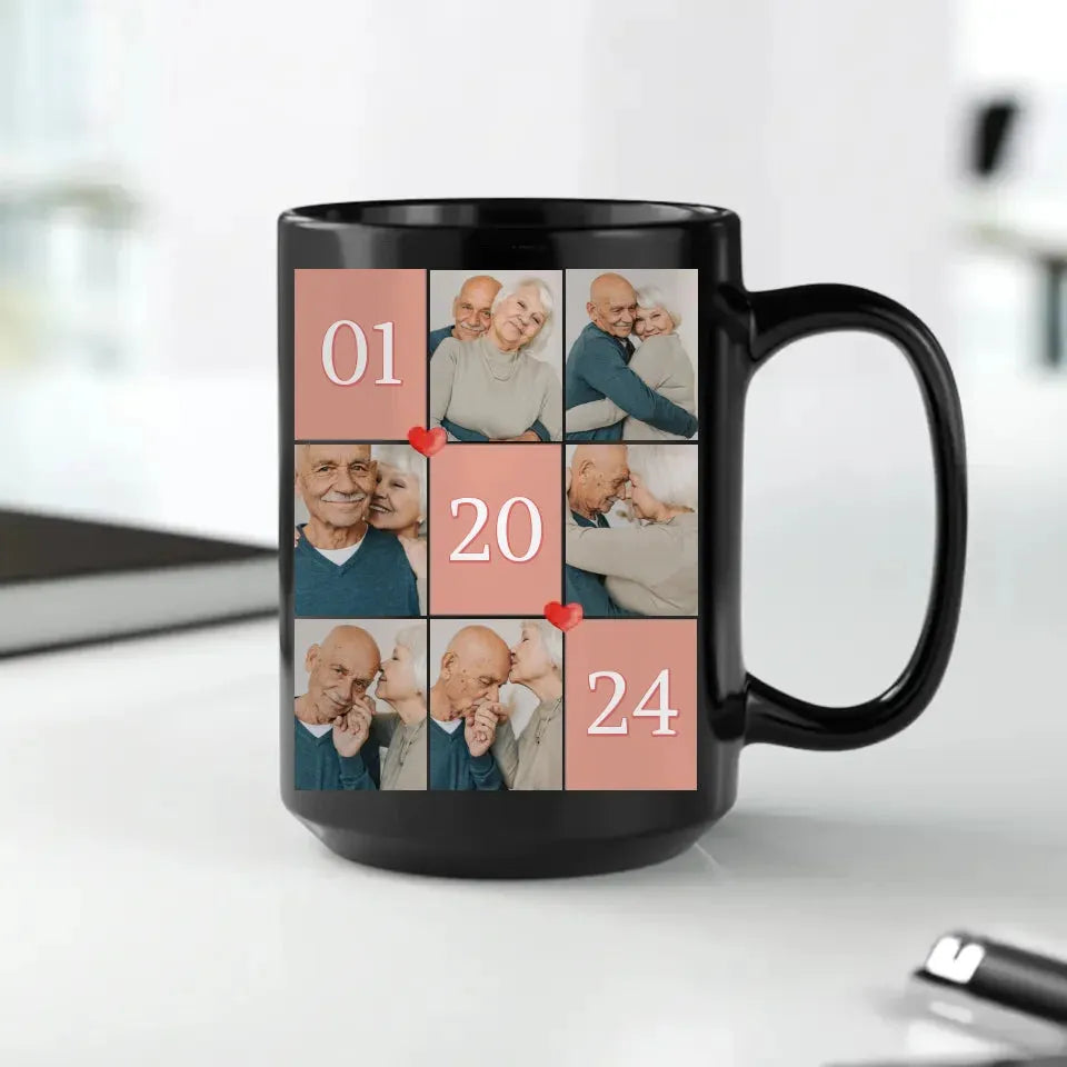 Unforgettable Valentine's Day Celebration For Elderly Couple - Personalized Gifts For Couples - Mug