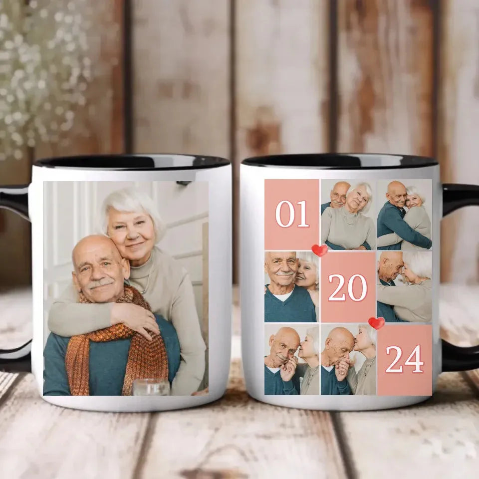 Unforgettable Valentine's Day Celebration For Elderly Couple - Personalized Gifts For Couples - Mug