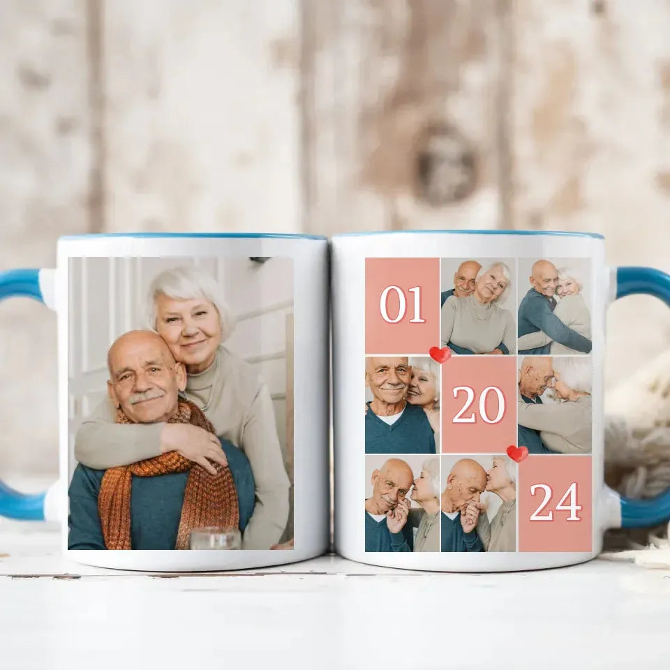 Unforgettable Valentine's Day Celebration For Elderly Couple - Personalized Gifts For Couples - Mug