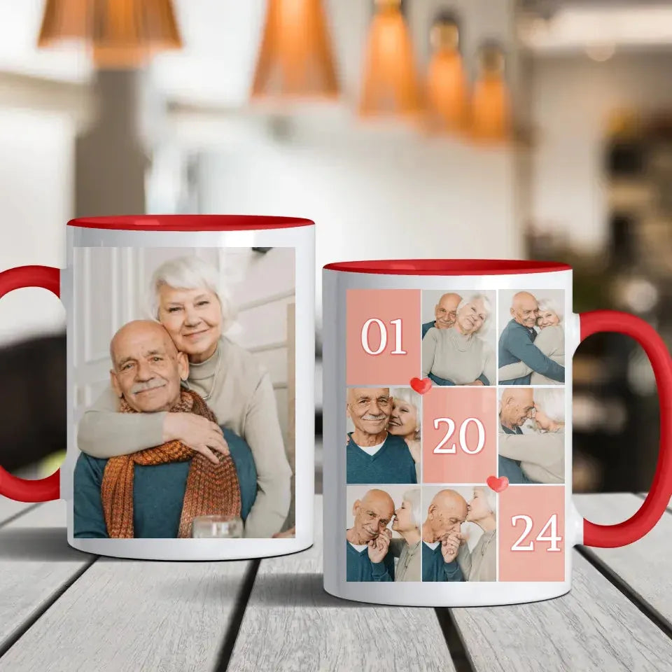 Unforgettable Valentine's Day Celebration For Elderly Couple - Personalized Gifts For Couples - Mug