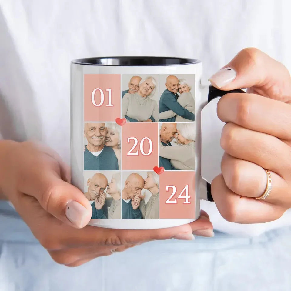 Unforgettable Valentine's Day Celebration For Elderly Couple - Personalized Gifts For Couples - Mug