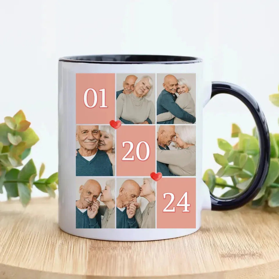 Unforgettable Valentine's Day Celebration For Elderly Couple - Personalized Gifts For Couples - Mug