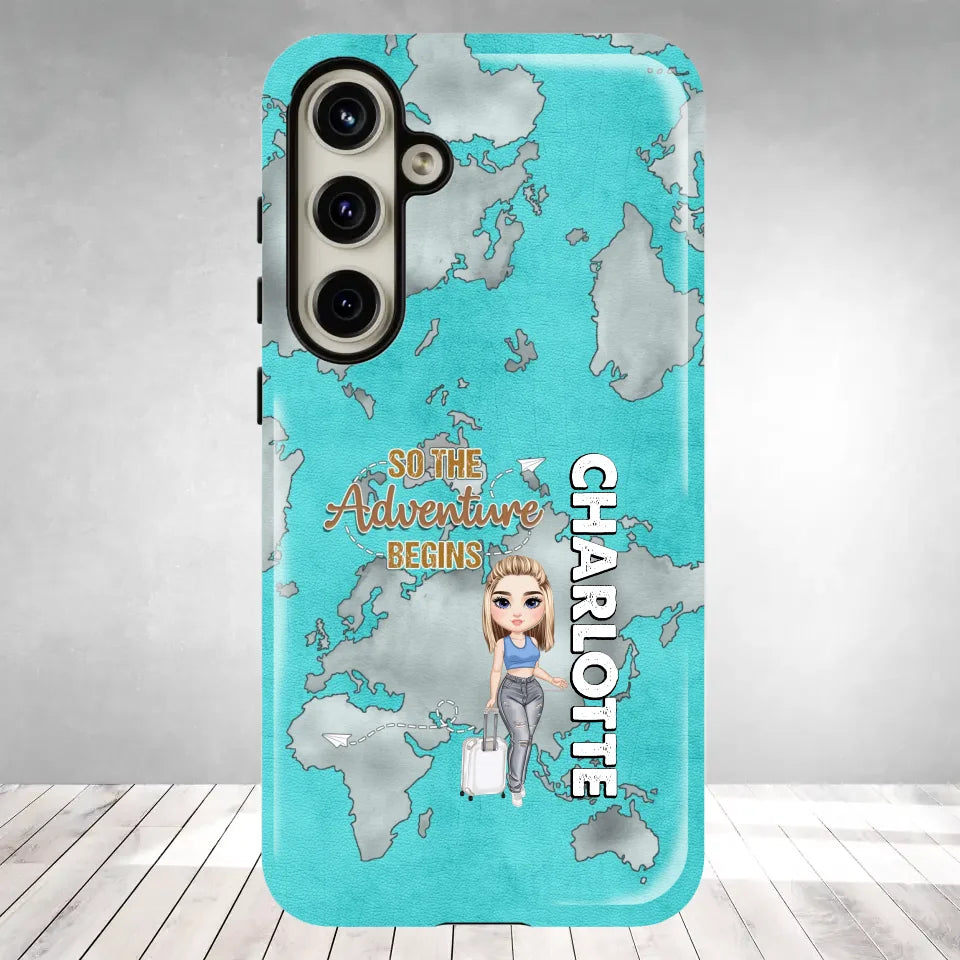 So The Adventure Begins - Personalized Samsung Tough Phone Case