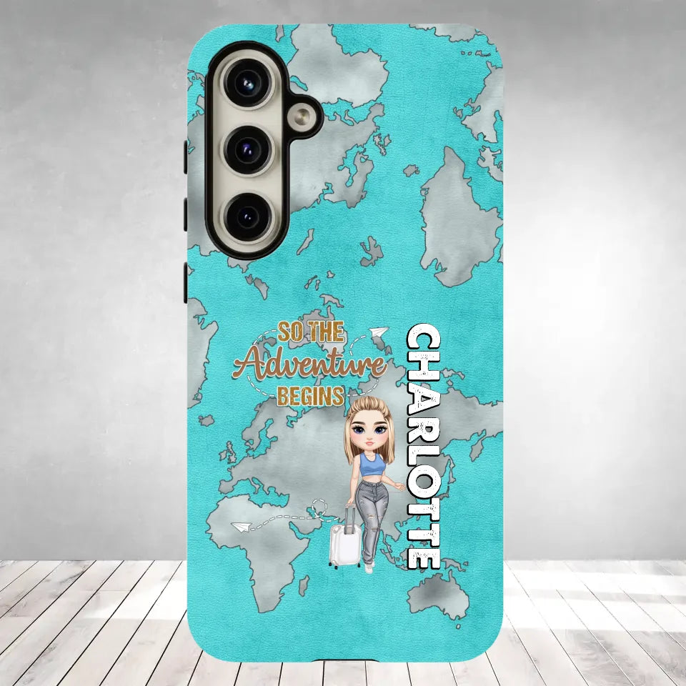 So The Adventure Begins - Personalized Samsung Tough Phone Case