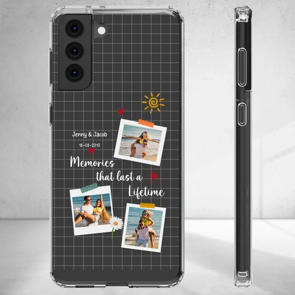 Memories That Last A Lifetime - Personalized Gifts for Couples - iPhone Clear Phone Case