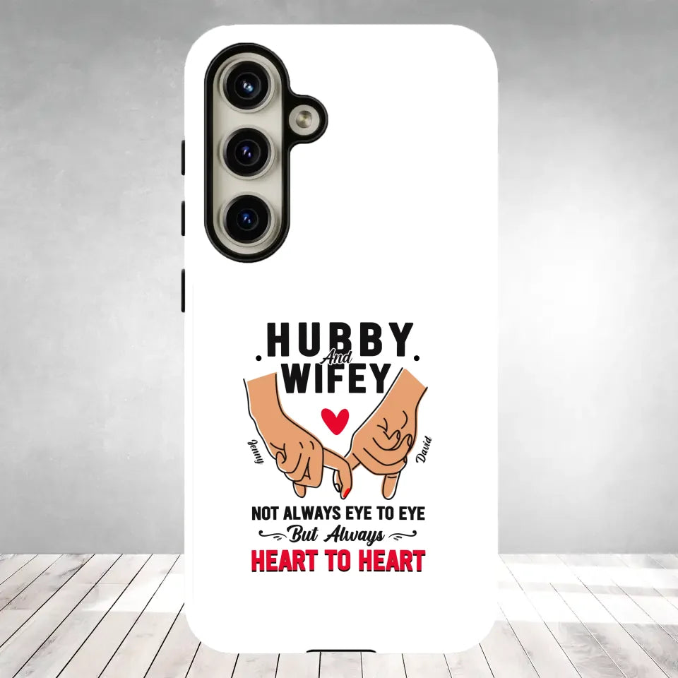 Hubby and Wifey - Personalized Gifts For Couples - Samsung Tough Phone Case