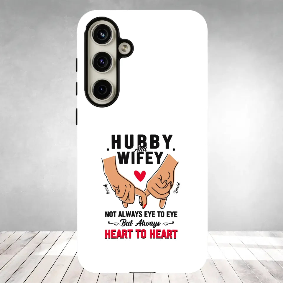 Hubby and Wifey - Personalized Gifts For Couples - Samsung Tough Phone Case