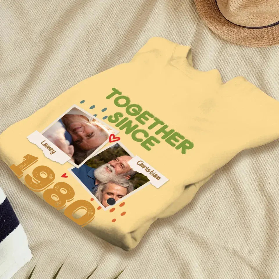 Together Since For Couple - Personalized Gifts For Couple - Unisex Sweater