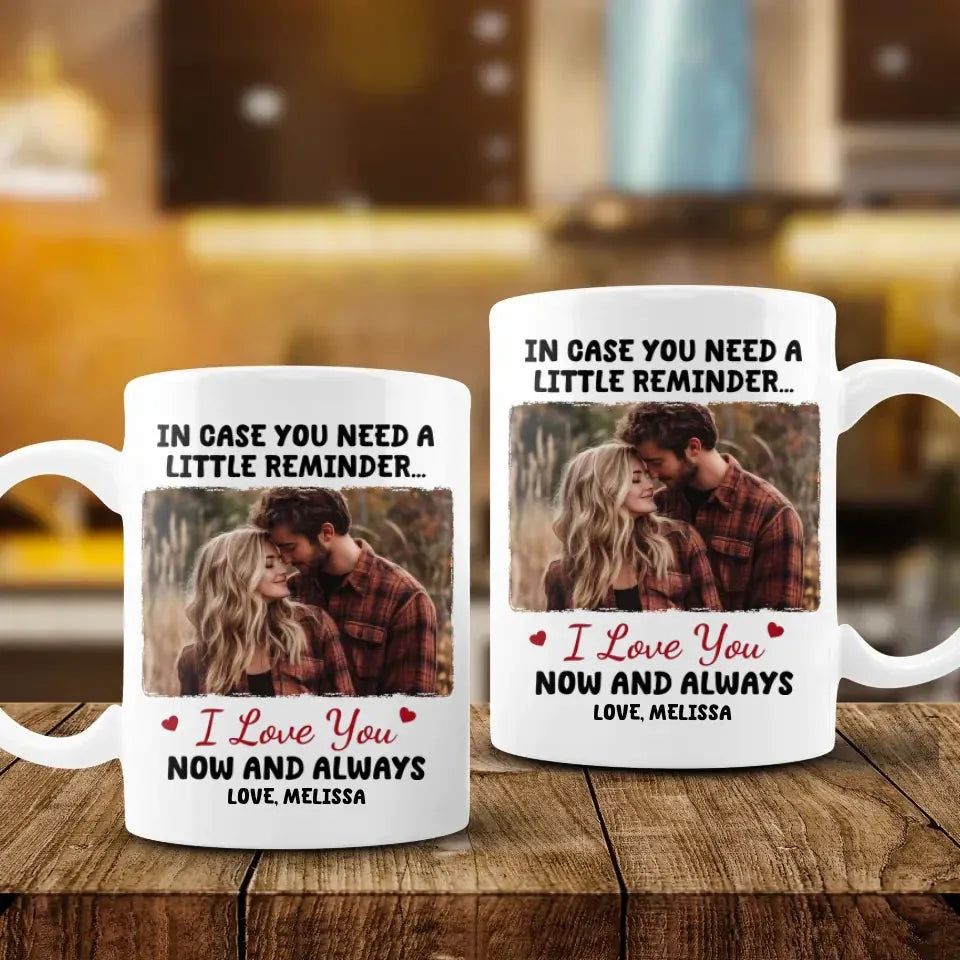 In Case You Need A Little Reminder - Personalized Gifts For Couples - Mug