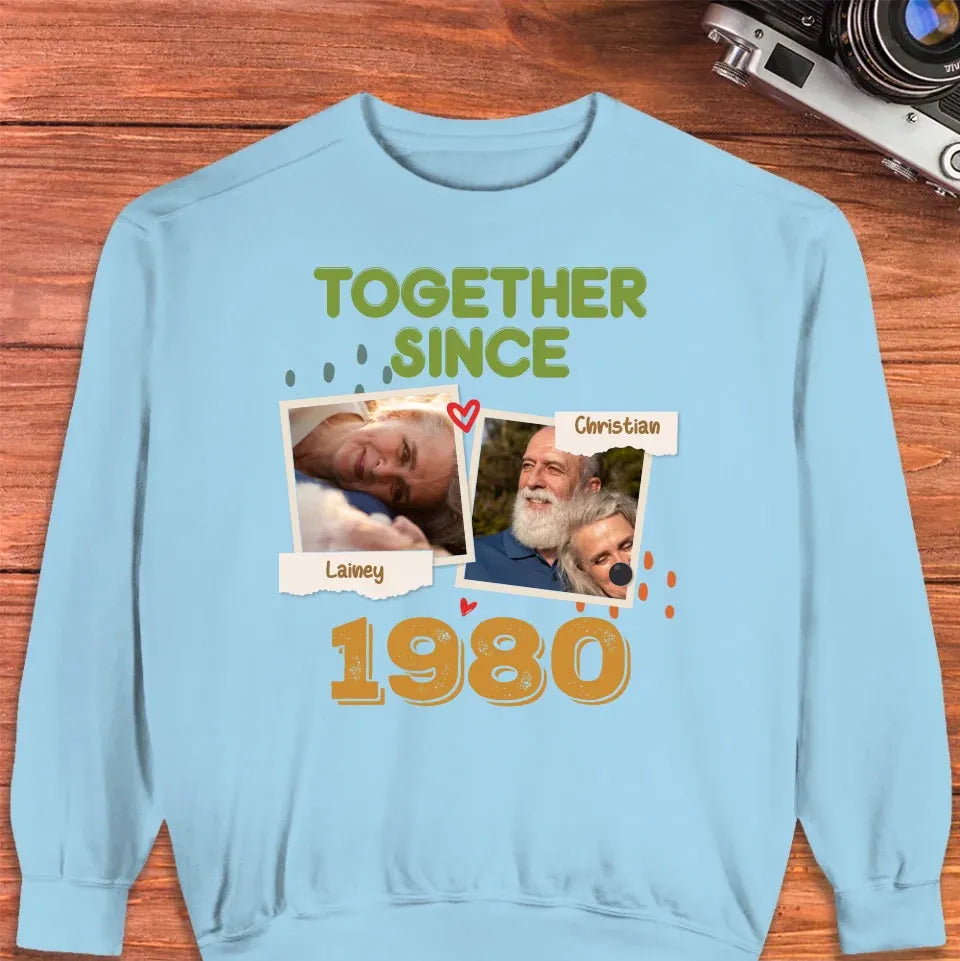 Together Since For Couple - Personalized Gifts For Couple - Unisex Sweater