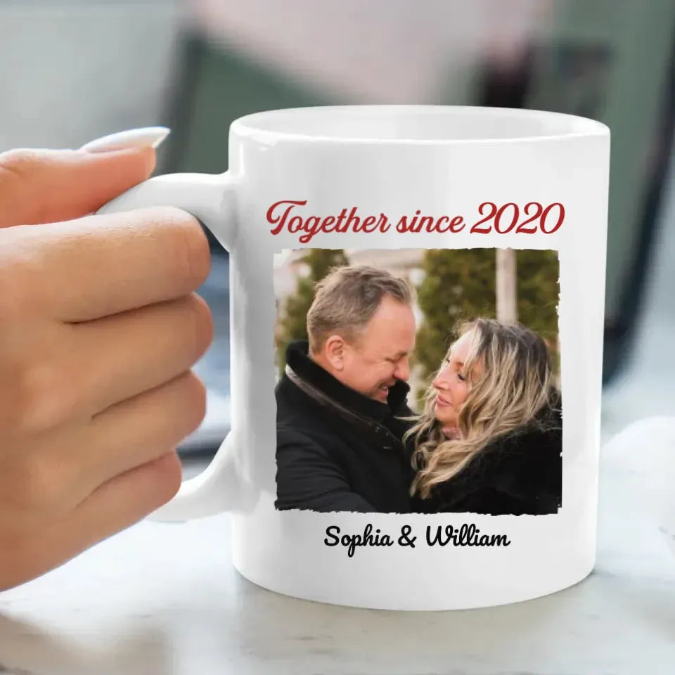 My Wife Is Hotter Than My Coffee - Personalized Gifts For Couples - Mug