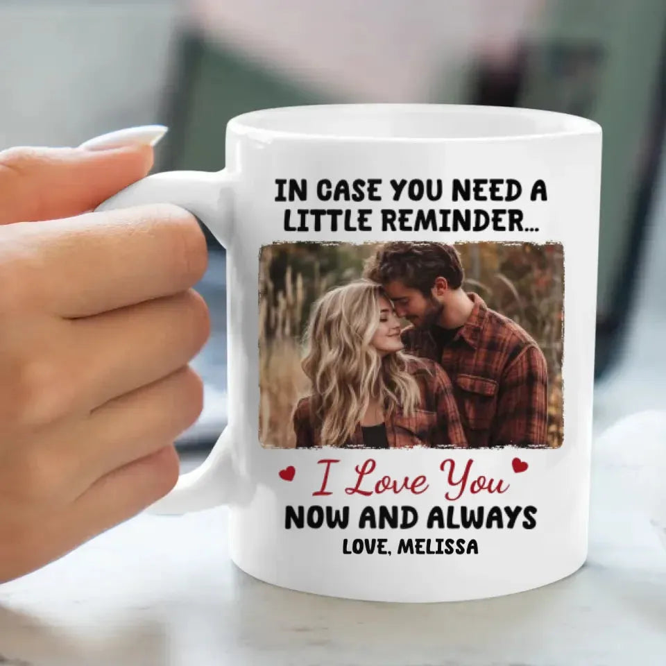 In Case You Need A Little Reminder - Personalized Gifts For Couples - Mug