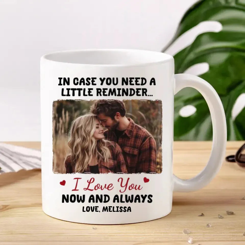 In Case You Need A Little Reminder - Personalized Gifts For Couples - Mug