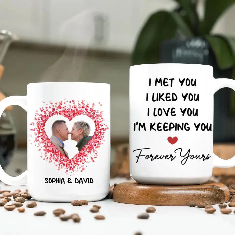 My Favorite Place In All The World Is Next To You - Personalized Gifts For Couples - Mug