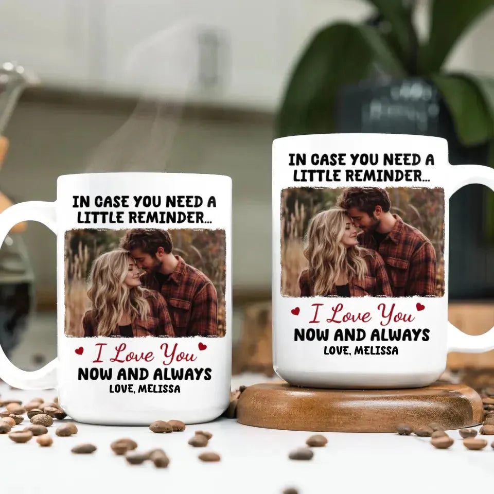 In Case You Need A Little Reminder - Personalized Gifts For Couples - Mug