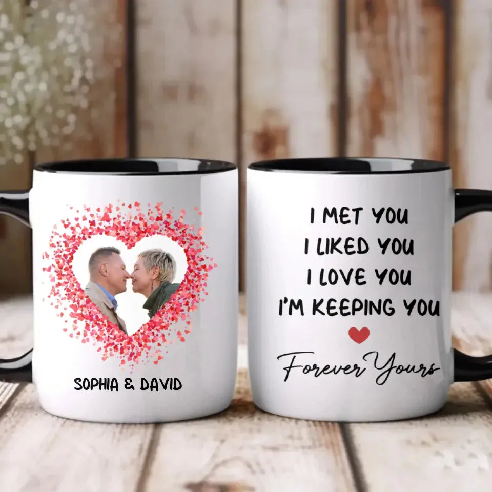 My Favorite Place In All The World Is Next To You - Personalized Gifts For Couples - Mug