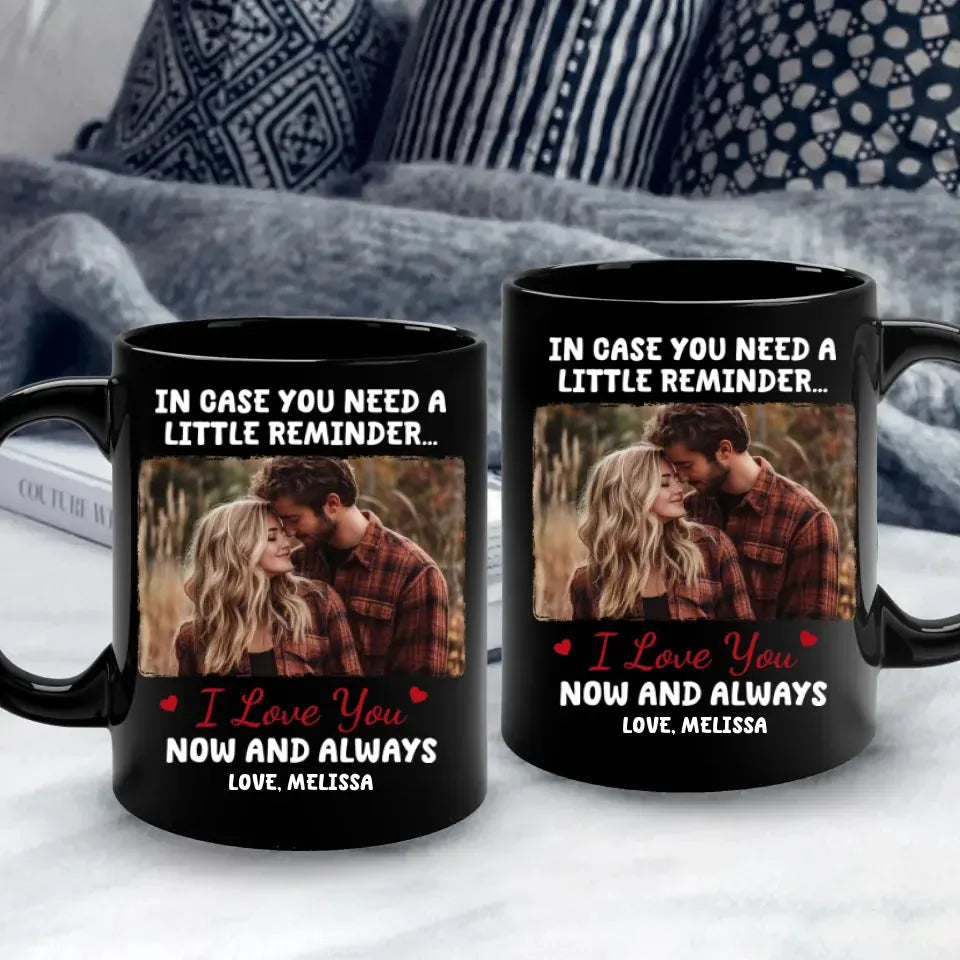 In Case You Need A Little Reminder - Personalized Gifts For Couples - Mug