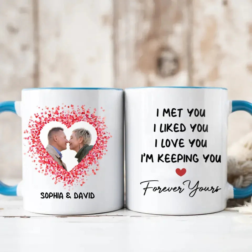 My Favorite Place In All The World Is Next To You - Personalized Gifts For Couples - Mug