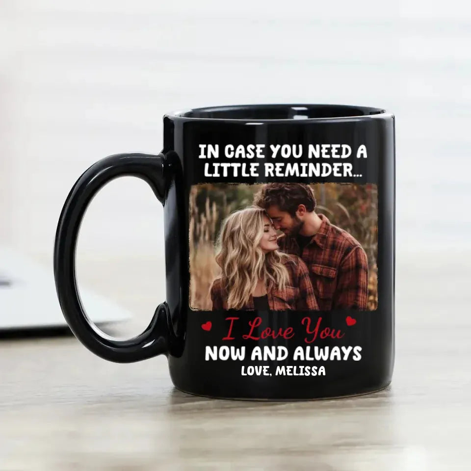 In Case You Need A Little Reminder - Personalized Gifts For Couples - Mug