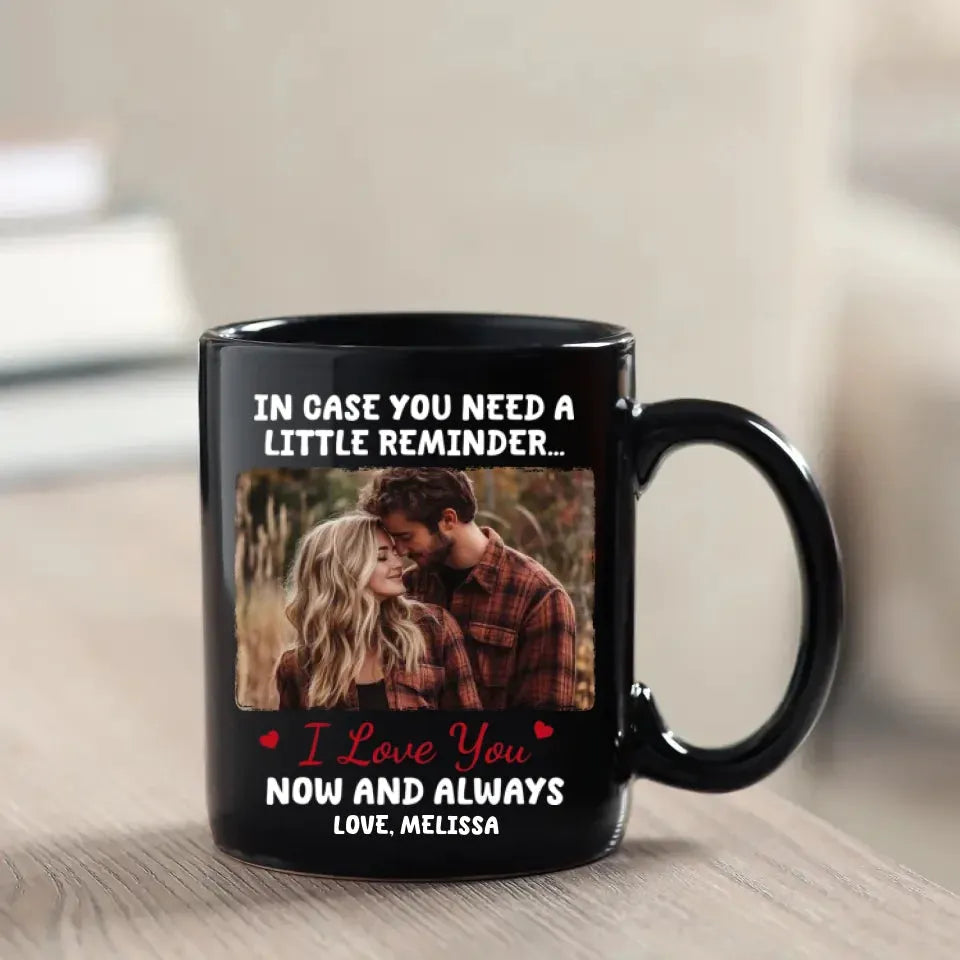 In Case You Need A Little Reminder - Personalized Gifts For Couples - Mug