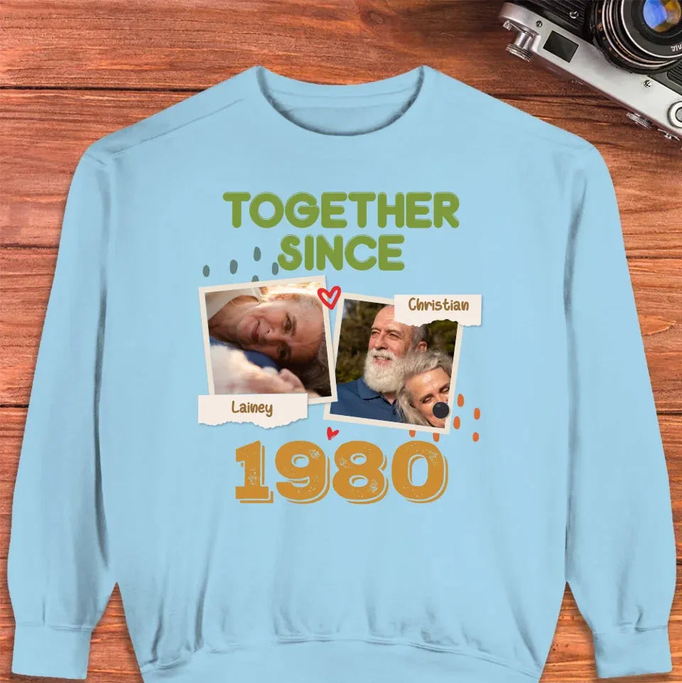 Together Since For Couple - Personalized Gifts For Couple - Unisex Sweater