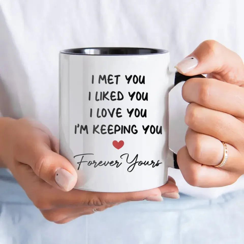 My Favorite Place In All The World Is Next To You - Personalized Gifts For Couples - Mug