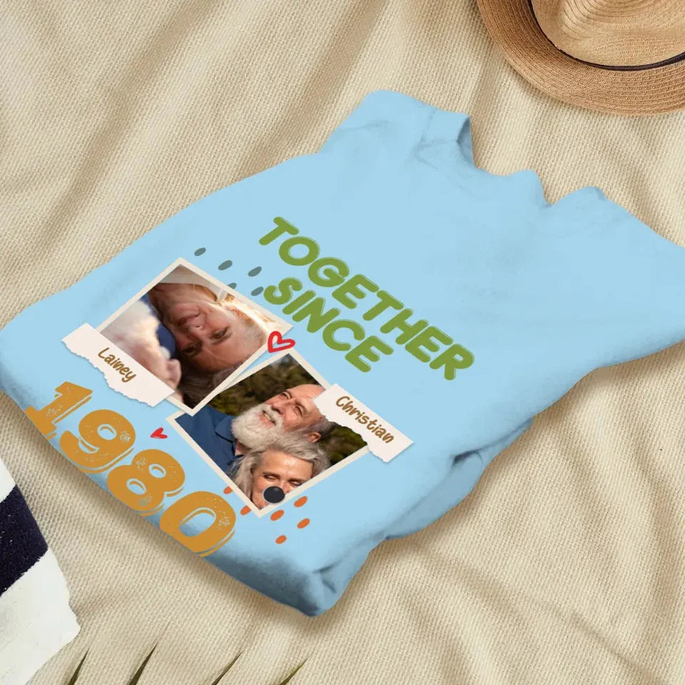 Together Since For Couple - Personalized Gifts For Couple - Unisex Sweater