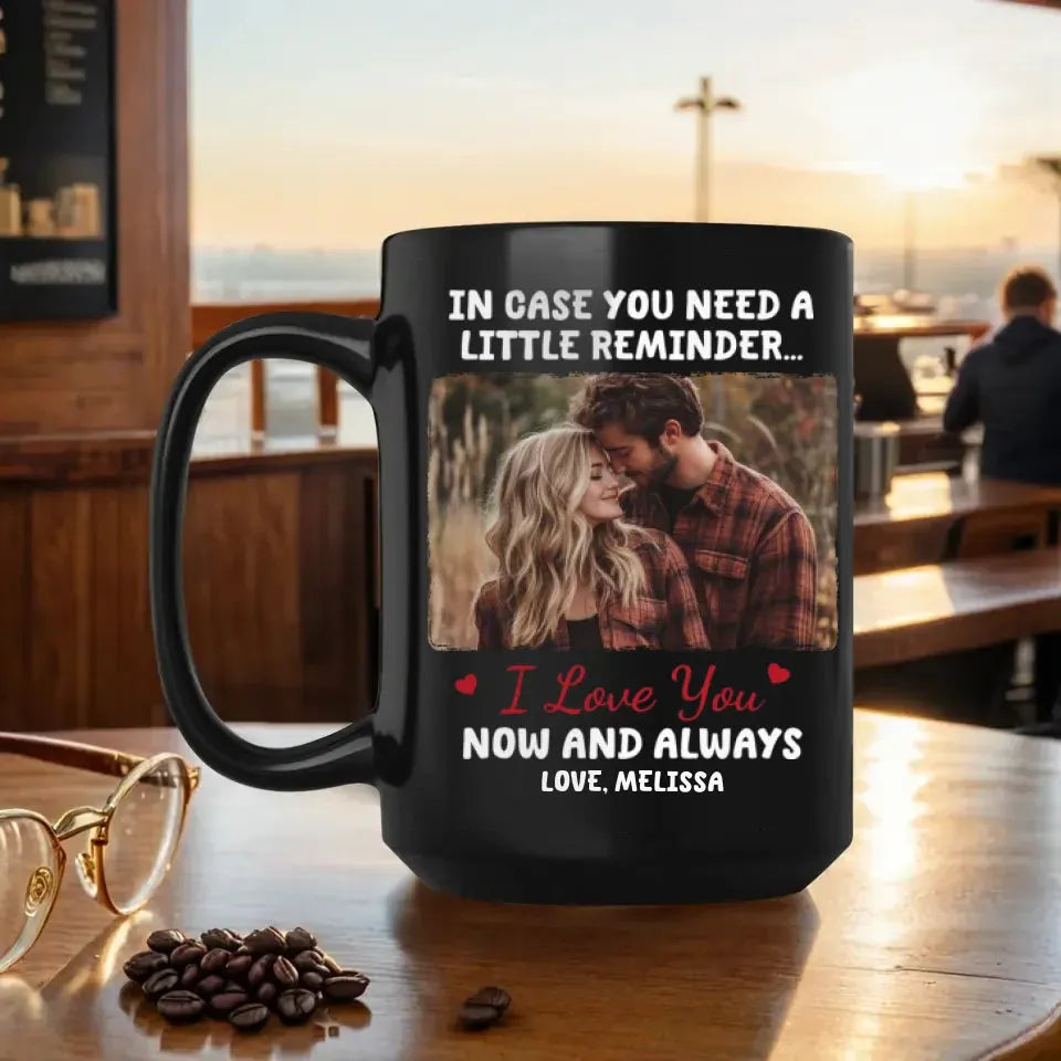 In Case You Need A Little Reminder - Personalized Gifts For Couples - Mug