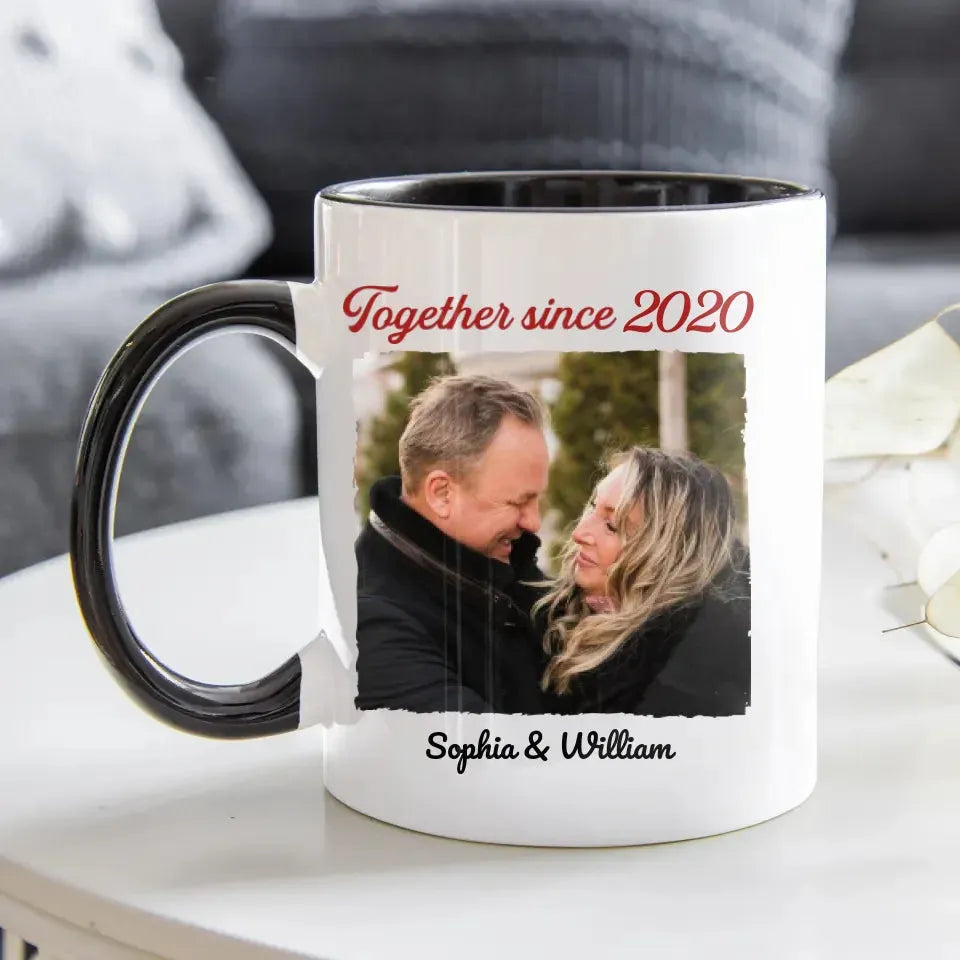 My Wife Is Hotter Than My Coffee - Personalized Gifts For Couples - Mug