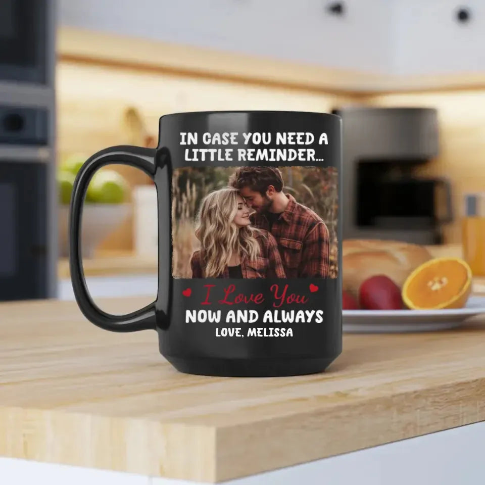 In Case You Need A Little Reminder - Personalized Gifts For Couples - Mug