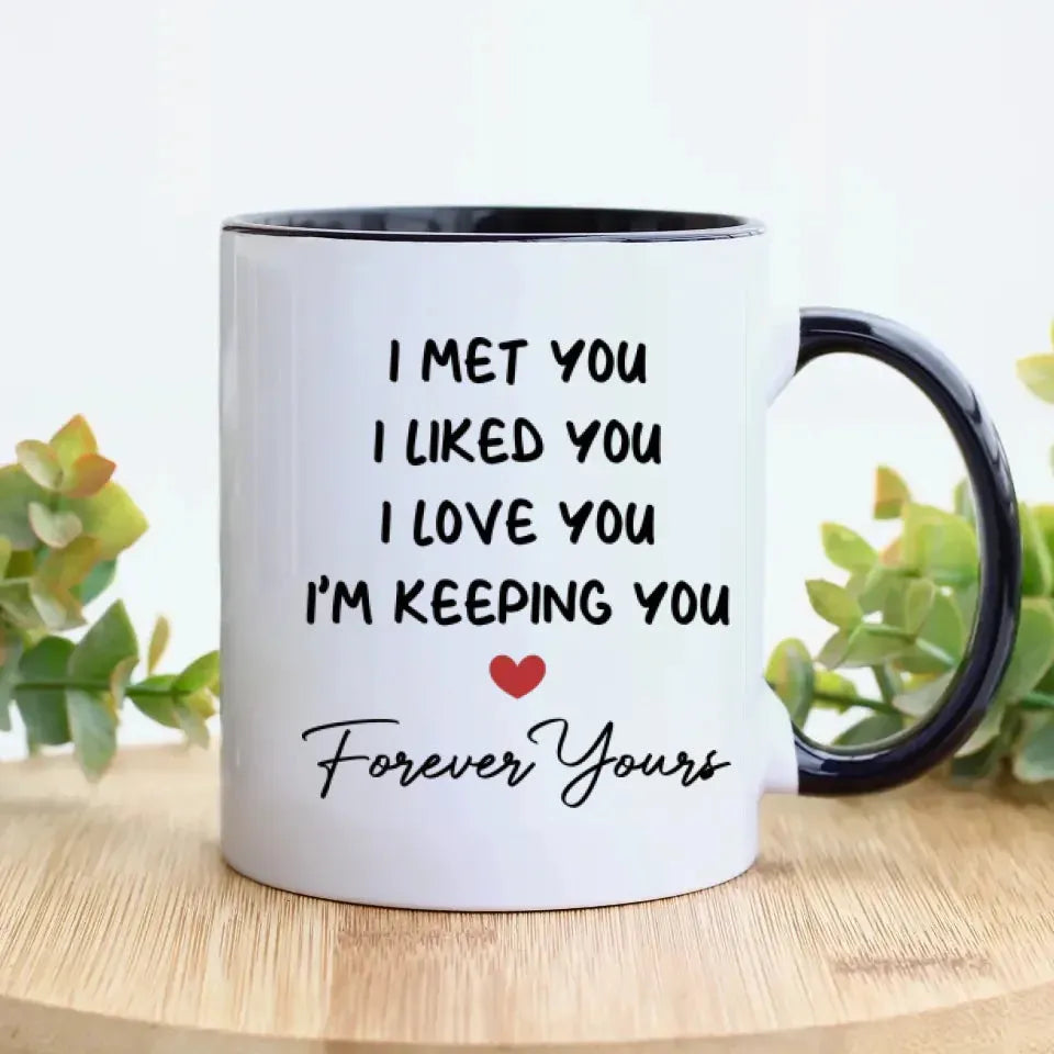 My Favorite Place In All The World Is Next To You - Personalized Gifts For Couples - Mug