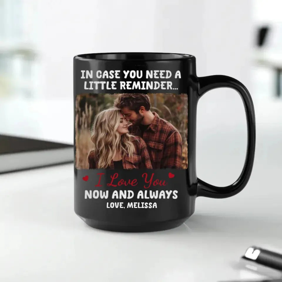 In Case You Need A Little Reminder - Personalized Gifts For Couples - Mug