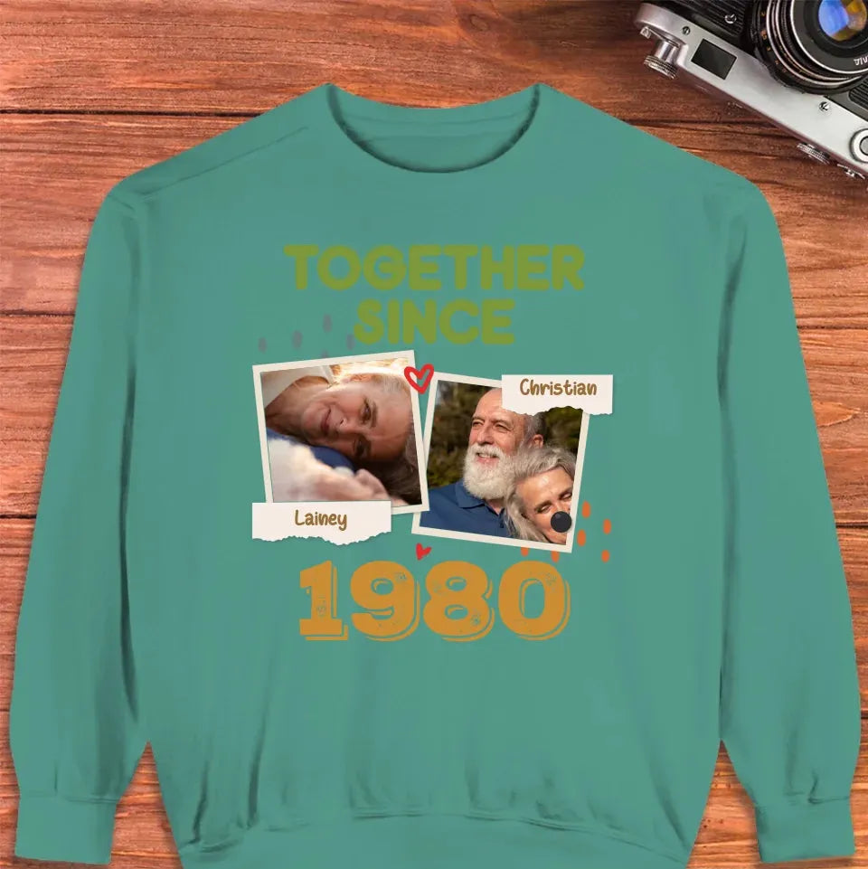 Together Since For Couple - Personalized Gifts For Couple - Unisex Sweater