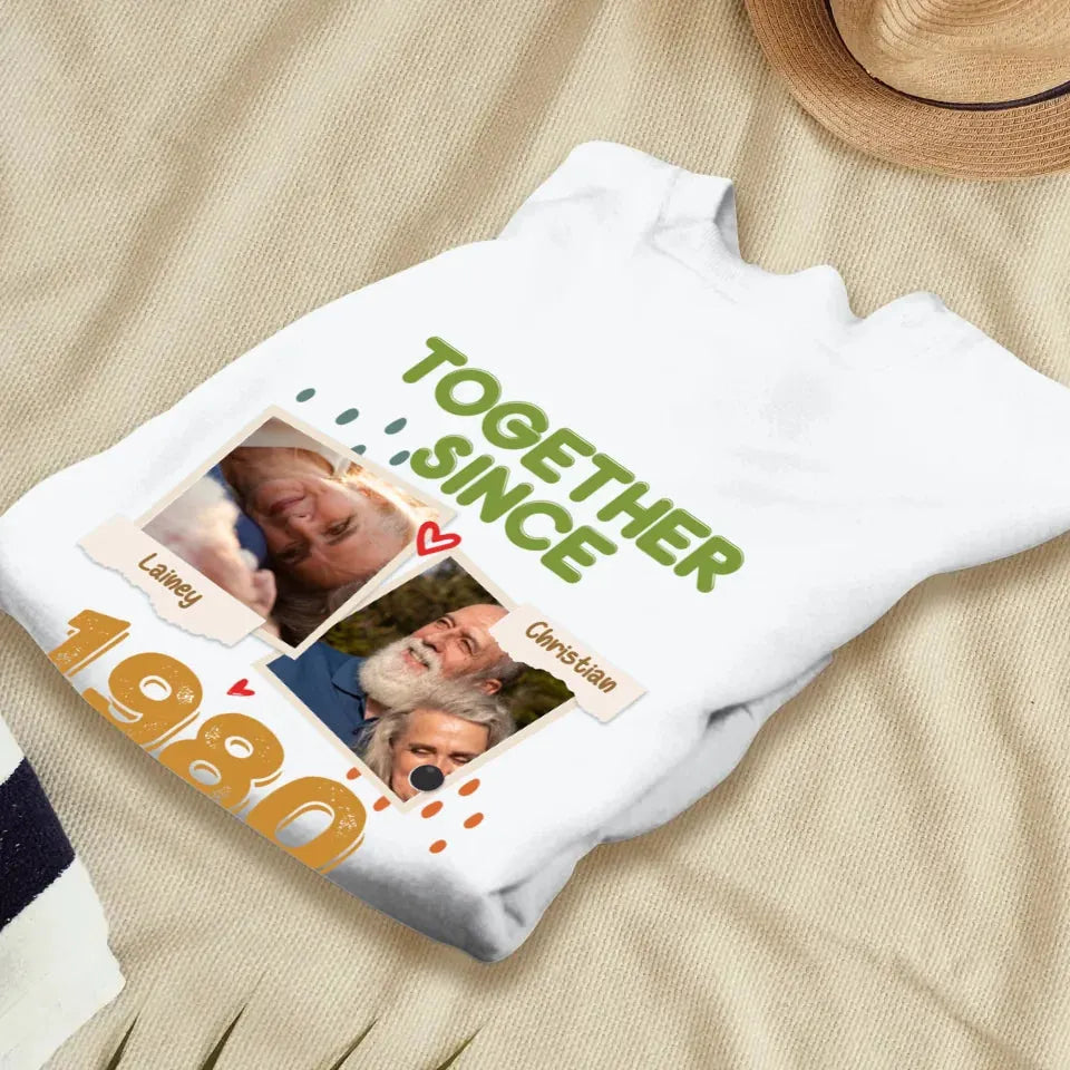 Together Since For Couple - Personalized Gifts For Couple - Unisex Sweater