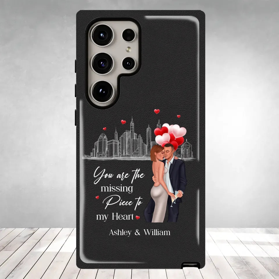 You Are The Missing Piece Of My Heart - Personalized Gifts For Couples - Samsung Tough Phone Case