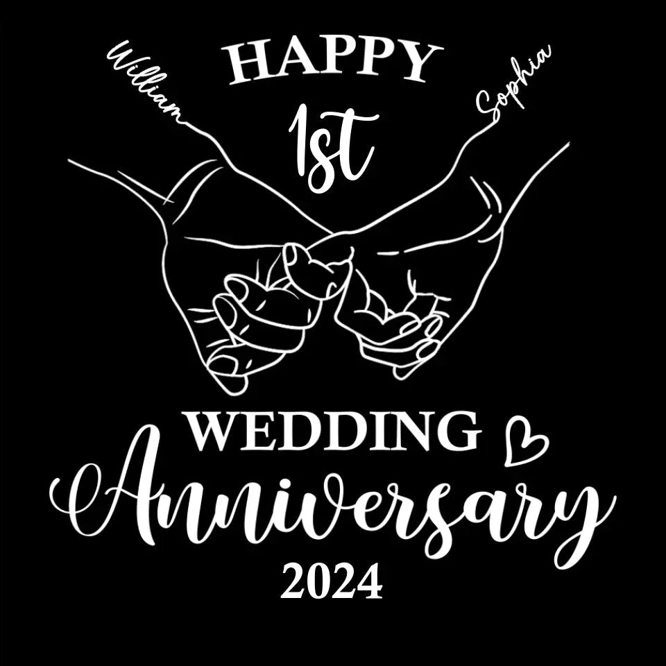 Happy Wedding Anniversary: Celebrating Endless Love - Personalized Gifts For Couples - Unisex Sweater