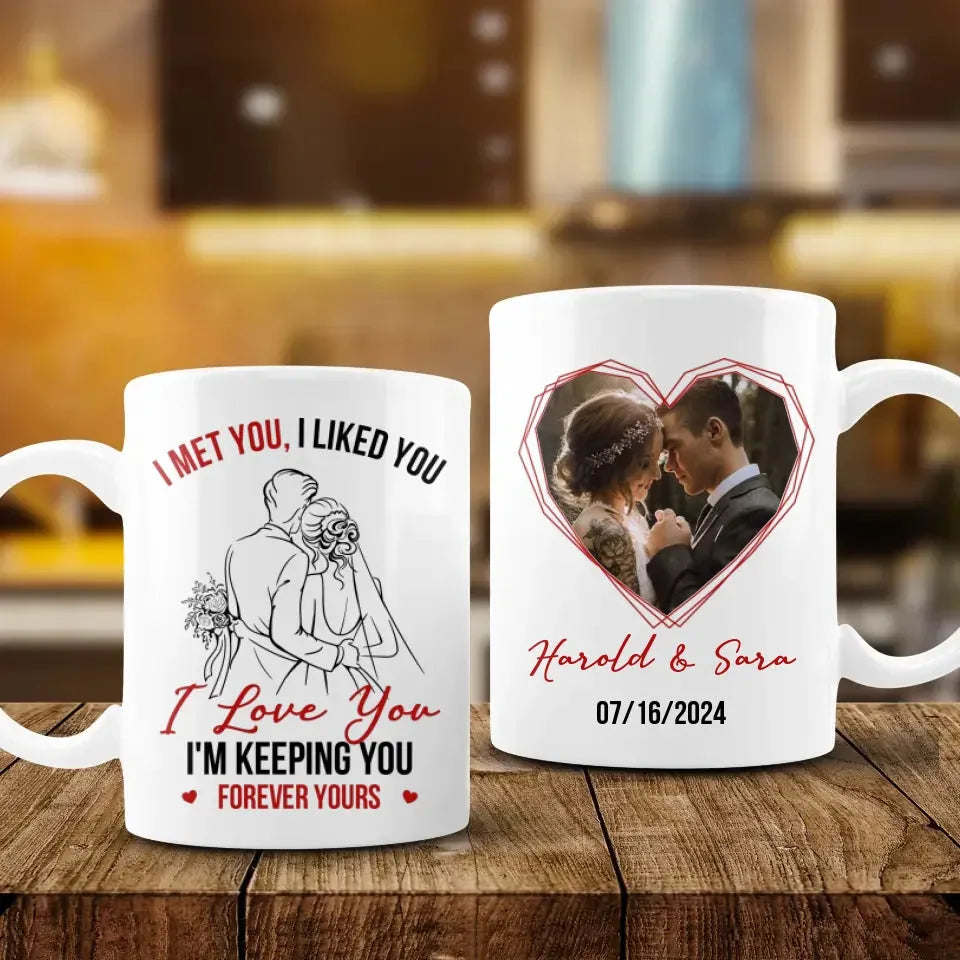 I Love You I'm Keeping You - Personalized Gifts For Couples - Mug