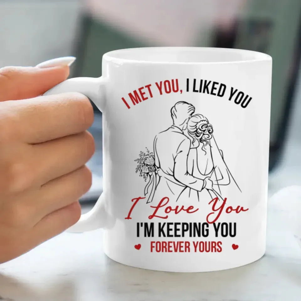 I Love You I'm Keeping You - Personalized Gifts For Couples - Mug