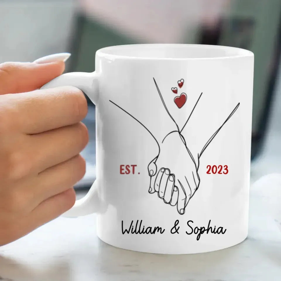 I Met You, I Loved You, And Will Keep You Forever - Personalized Gifts For Couples - Mug