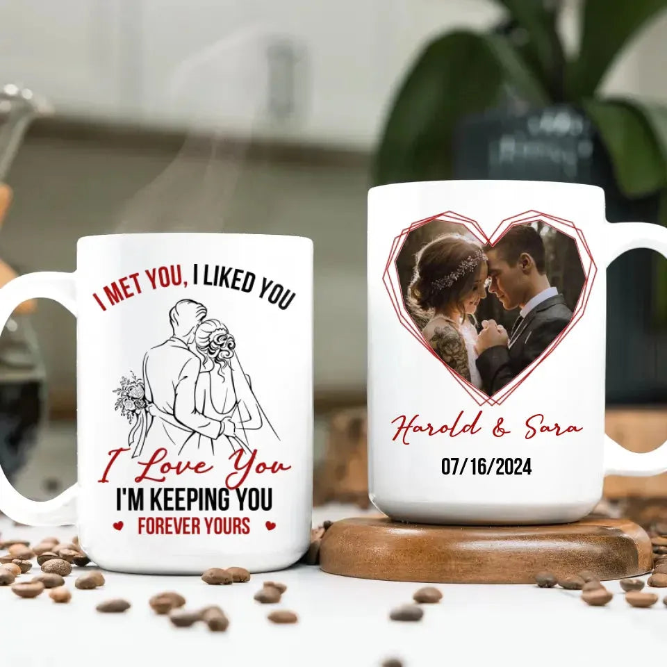 I Love You I'm Keeping You - Personalized Gifts For Couples - Mug