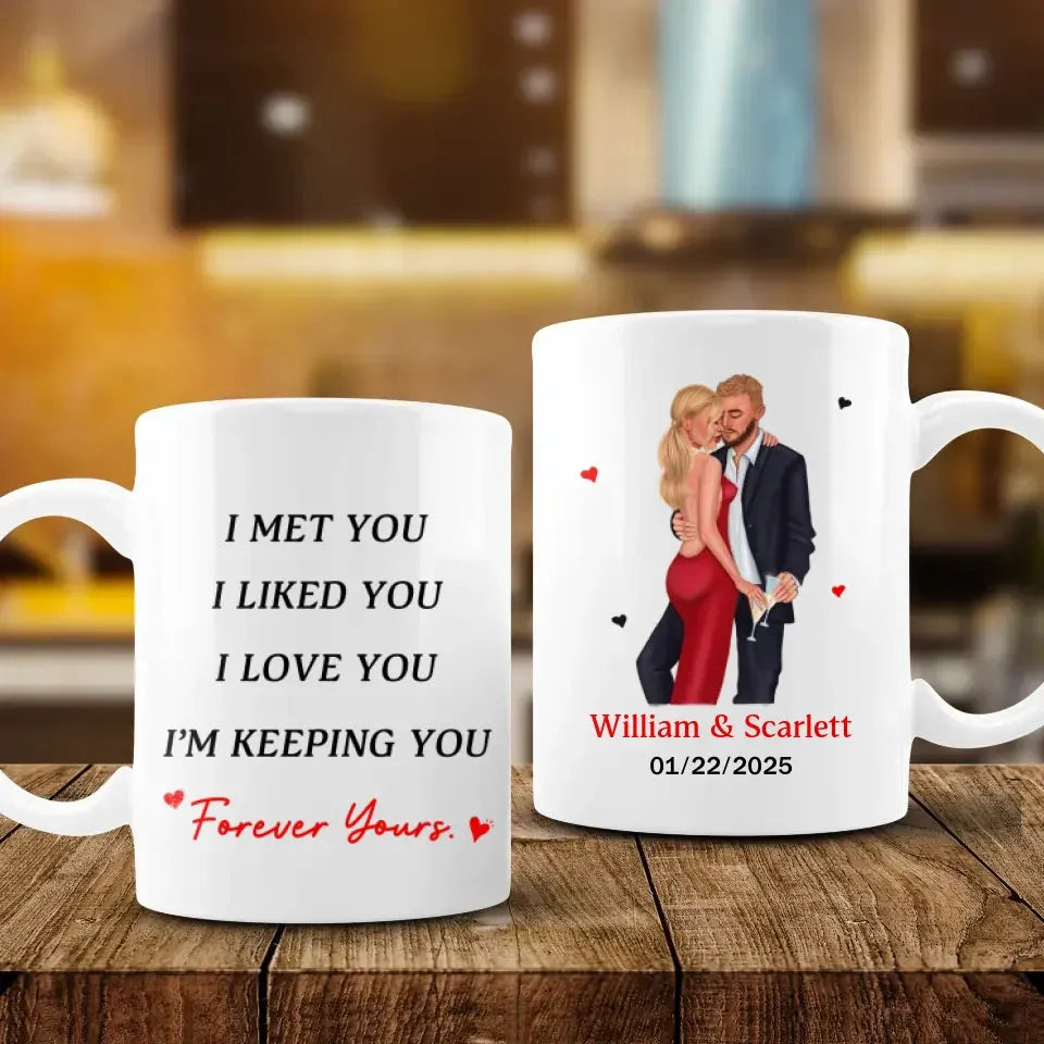 Forever Yours - Personalized Gifts For Couples - Mug