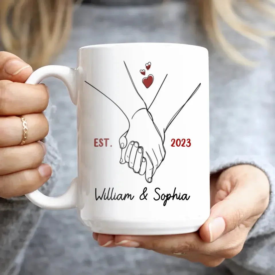 I Met You, I Loved You, And Will Keep You Forever - Personalized Gifts For Couples - Mug