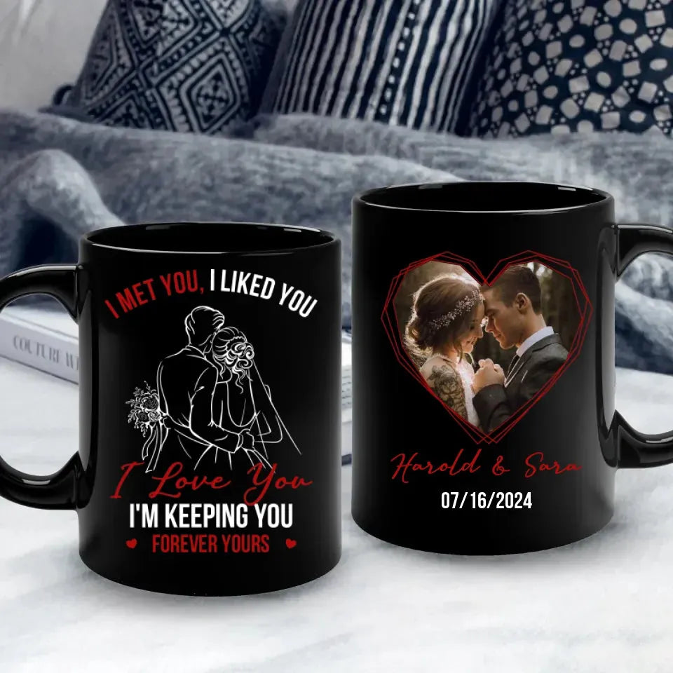 I Love You I'm Keeping You - Personalized Gifts For Couples - Mug