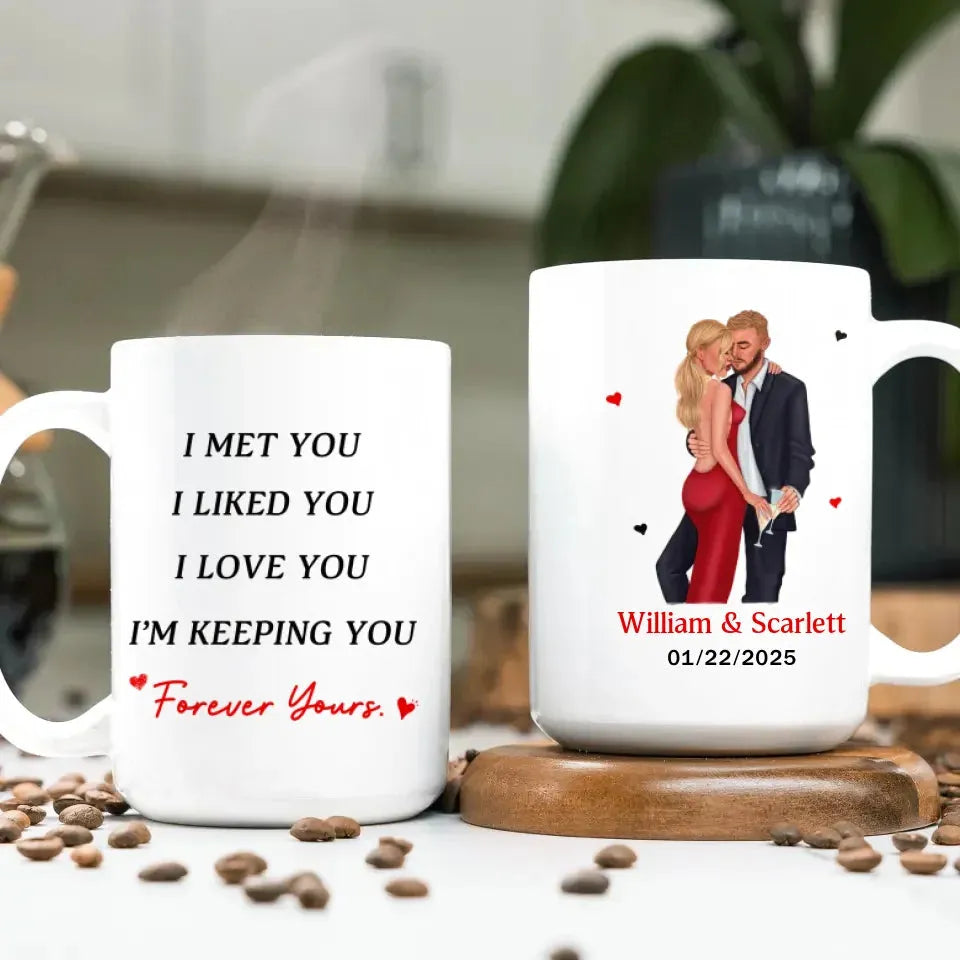 Forever Yours - Personalized Gifts For Couples - Mug