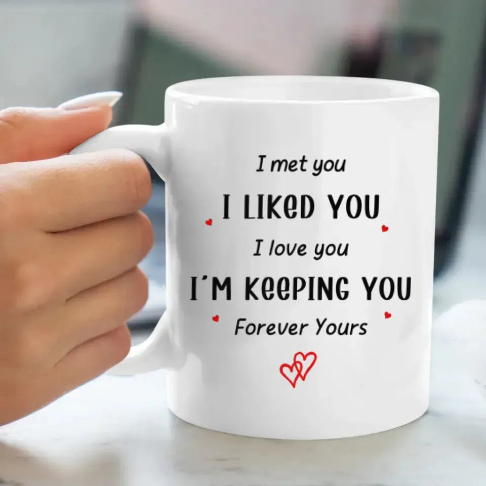 Started With You, Ends With Forever - Personalized Gifts For Couples - Mug