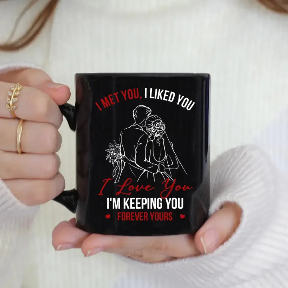 I Love You I'm Keeping You - Personalized Gifts For Couples - Mug